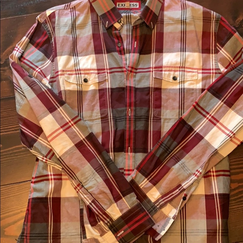 Express plaid men’s shirt